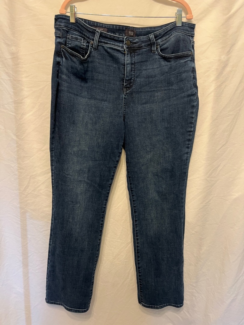 NYDJ Sz 16 Dark Wash Sheri Slim Leg Jeans